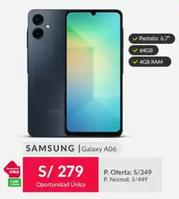 Falabella Samsung galaxy A06 oferta
