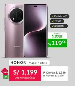 Falabella Honor magic 7 lite 8 oferta
