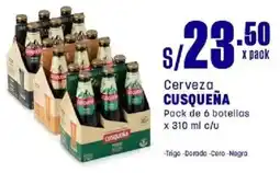 Makro Cusqueña cerveza oferta