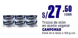 Makro Campomar trozos de atún en aceite vegetal oferta