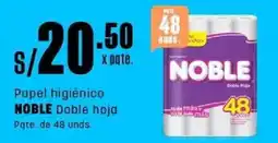 Makro Noble papel higiénico doble hoja oferta
