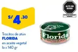 Mass Florida trocitos de atún en aceite vegetal la oferta