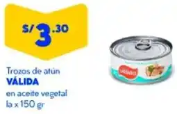 Mass Válida trozos de atún en aceite vegetal la oferta