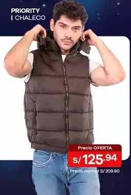 Estilos Priority chaleco oferta