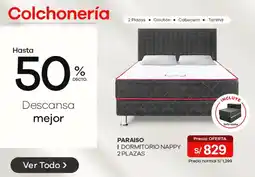 Estilos Paraiso dormitorio nappy oferta