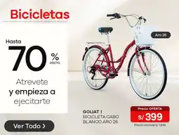 Estilos Goliat I bicicleta cabo blanco aro 26 oferta