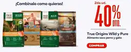 Superpet True origins wild y pure alimento seco perro y gato oferta