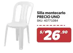 Hiperbodega Precio Uno Precio uno silla montecarlo oferta