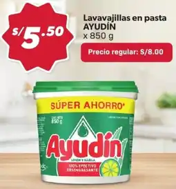 Hiperbodega Precio Uno Ayudín lavavajillas en pasta oferta