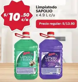 Hiperbodega Precio Uno Sapolio limpiatodo oferta