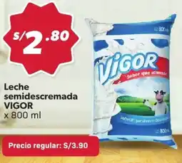 Hiperbodega Precio Uno Vigor leche semidescremada oferta