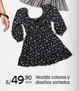 Plaza Vea Vestido colores y diseños variados oferta