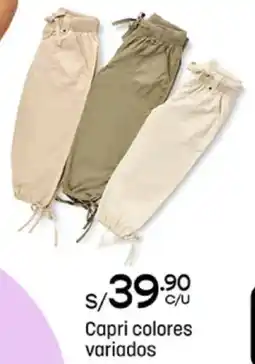 Plaza Vea Capri colores variados oferta