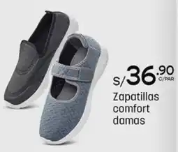Plaza Vea Zapatillas comfort damas oferta