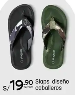 Plaza Vea Slaps diseño caballeros oferta