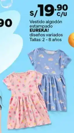Plaza Vea Eureka! vestido fiesta diseños variados oferta