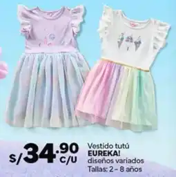 Plaza Vea Eureka! vestido tutú diseños variados oferta