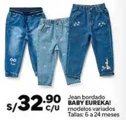 Plaza Vea Baby eureka! jean bordado modelos variados oferta