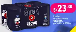 Plaza Vea Gloria leche reconstituida oferta