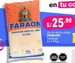 Plaza Vea Faraon arroz extra añejo naranja bl oferta