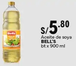 Plaza Vea Bell's aceite de soya bt oferta