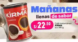 Plaza Vea Kirma café instantáneo la oferta