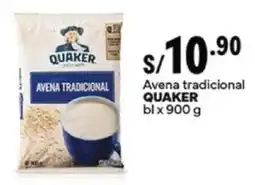 Plaza Vea Quaker avena tradicional bl oferta