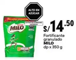 Plaza Vea Milo fortificante granulado dp oferta