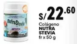 Plaza Vea Nutra stevia colágeno fr oferta
