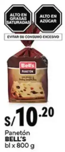 Plaza Vea Bell's panetón bl oferta