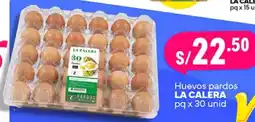 Plaza Vea La calera huevos pardos pq oferta