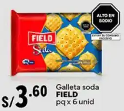 Plaza Vea Field galleta soda oferta