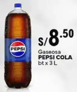 Plaza Vea Pepsi cola gaseosa bt oferta