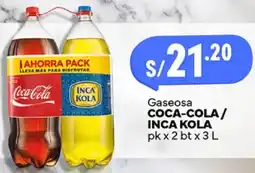 Plaza Vea Coca-cola/ inca kola gaseosa oferta