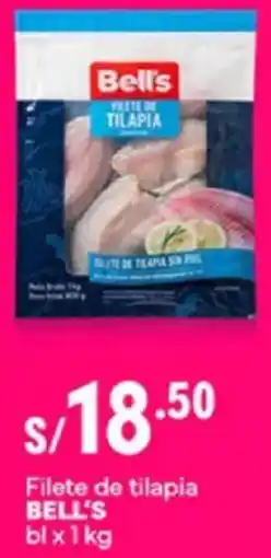 Plaza Vea Bell's filete de tilapia bl oferta