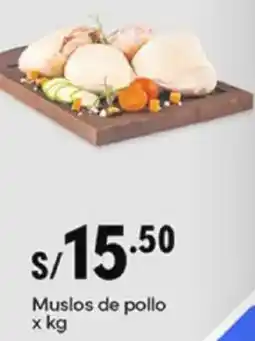 Plaza Vea Muslos de pollo oferta
