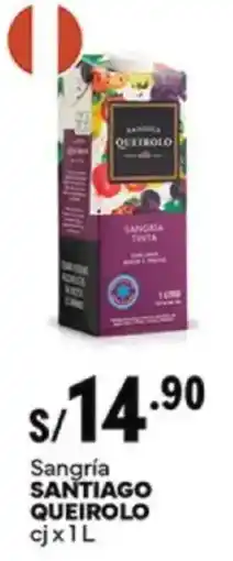 Plaza Vea Santiago queirolo sangría cj oferta