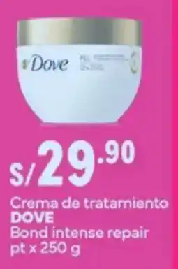 Plaza Vea Dove crema de tratamiento bond intense repair pt oferta