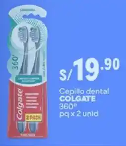 Plaza Vea Colgate 360° cepillo dental oferta