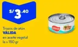 Mass Válida trozos de atún en aceite vegetal la oferta