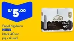 Mass Nube papel higiénico black oferta