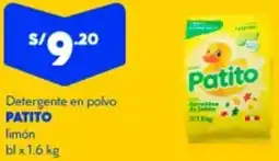 Mass Patito detergente en polvo limón bl oferta