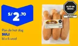 Mass Suli pan de hot dog bl oferta