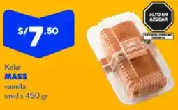 Mass Mass keke vainilla oferta