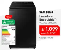 Hiraoka Samsung lavadora ecobubble oferta
