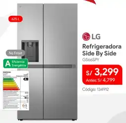 Hiraoka Lg refrigeradora side by side oferta