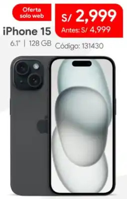 Hiraoka iPhone 15 6.1" oferta