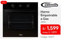 Hiraoka Klimatic horno empotrable a gas oferta