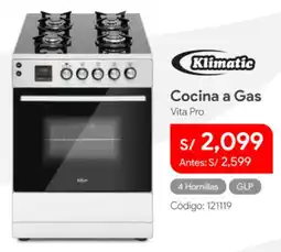 Hiraoka Klimatic cocina a gas vita pro oferta