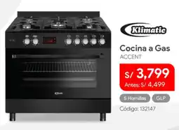 Hiraoka Klimatic cocina a gas accent oferta